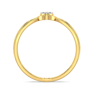 Whisper Diamond Ring-Yellow Gold