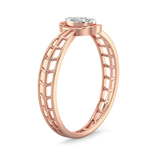 Whisper Diamond Ring-Rose Gold