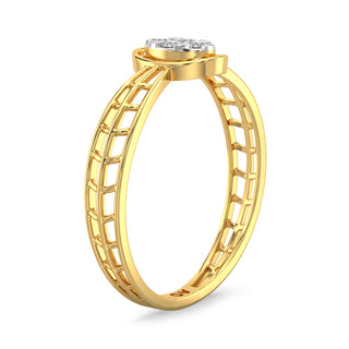 Whisper Diamond Ring-Yellow Gold