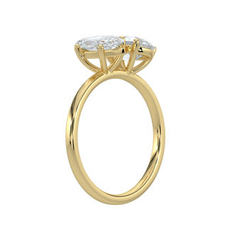 Luminous LGD Solitaire Ring-Yellow Gold