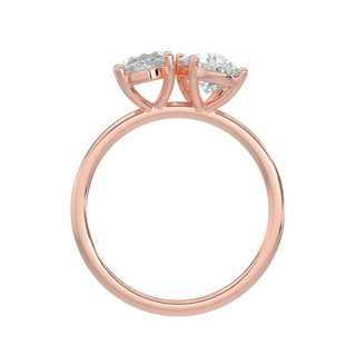 Luminous LGD Solitaire Ring-Rose Gold