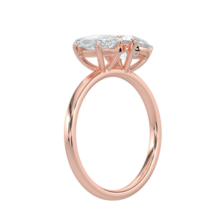 Luminous LGD Solitaire Ring-Rose Gold