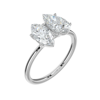 Luminous LGD Solitaire Ring-White Gold