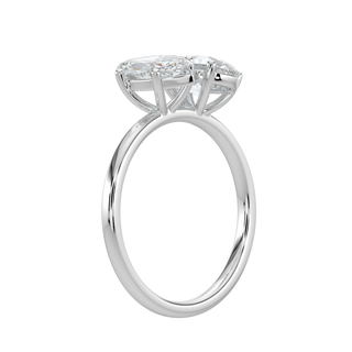 Luminous LGD Solitaire Ring-White Gold