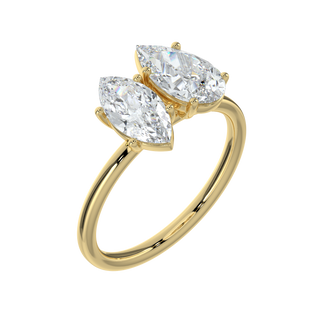Luminous LGD Solitaire Ring-Yellow Gold