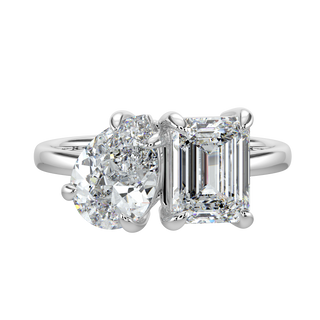 Sparkle LGD Solitaire Ring-White Gold