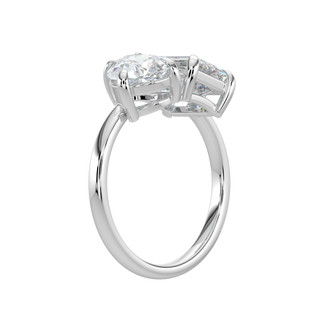 Sparkle LGD Solitaire Ring-White Gold