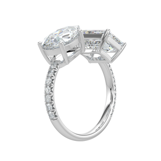 Glistening LGD Solitaire Ring-White Gold