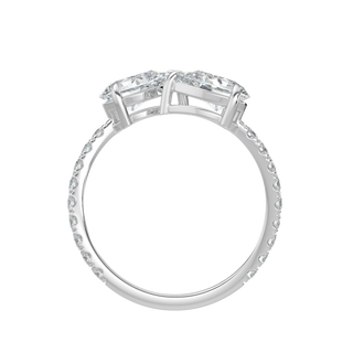 Blossom LGD Solitaire Ring-White Gold