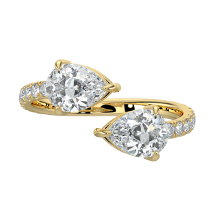 Blossom LGD Solitaire Ring-Yellow Gold
