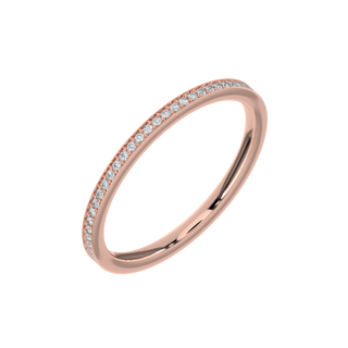 Stackable Diamond Band-Rose Gold