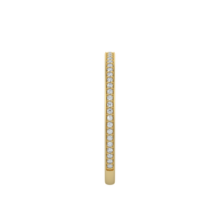 Stackable Diamond Band-Yellow Gold