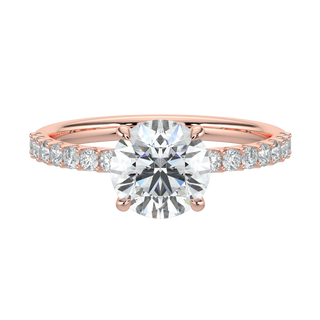 Radiance LGD Solitaire Ring-Rose Gold