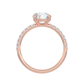 Radiance LGD Solitaire Ring-Rose Gold