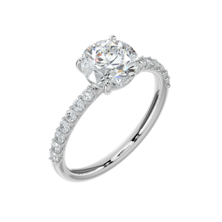 Radiance LGD Solitaire Ring-White Gold