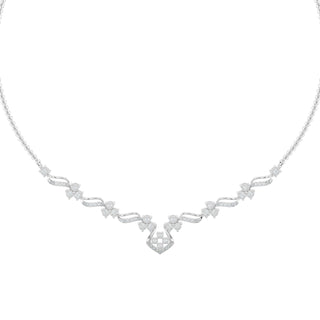Celestial Diamond Necklace-White Gold