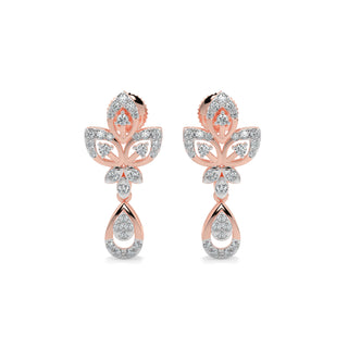 Delicate Charm Earring-Rose Gold