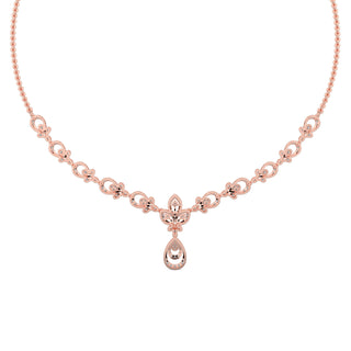 Delicate Charm Necklace-Rose Gold