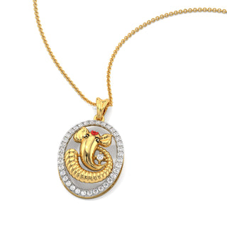 Ganesh Wisdom Pendant-Yellow Gold