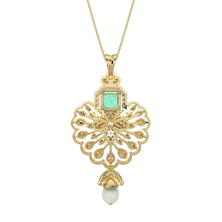 Velvet Night Gems Pendant-Yellow Gold