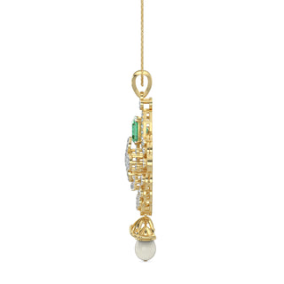 Velvet Night Gems Pendant-Yellow Gold