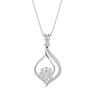 Aurora Pendant-White Gold