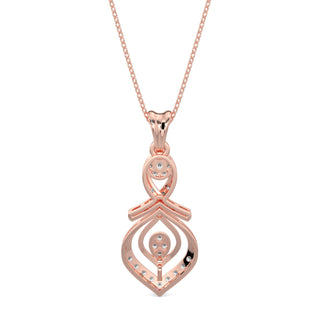 Twilight Drop Pendant-Rose Gold