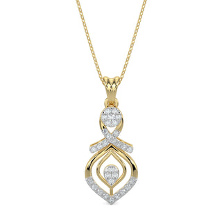 Twilight Drop Pendant-Yellow Gold