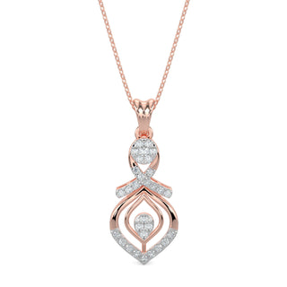 Twilight Drop Pendant-Rose Gold