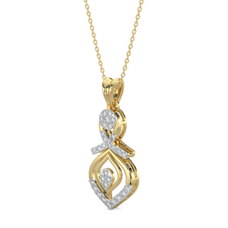 Twilight Drop Pendant-Yellow Gold