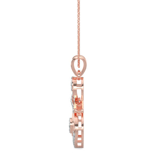 Twilight Drop Pendant-Rose Gold