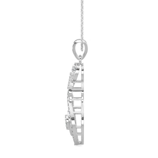 Starlite Sparkle Pendant-White Gold