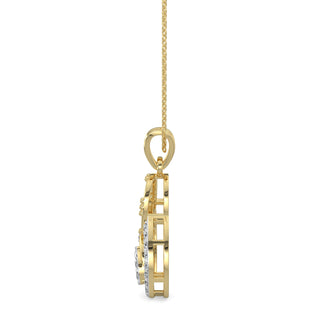 Celestial Circlets Pendant-Yellow Gold