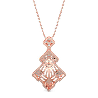 Moonlit Mystique Pendant-Rose Gold