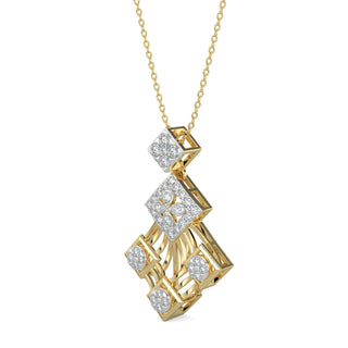 Moonlit Mystique Pendant-Yellow Gold