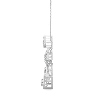 Moonlit Mystique Pendant-White Gold