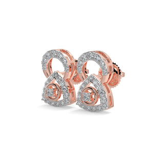 Whisper in the Winds Studs-Rose Gold