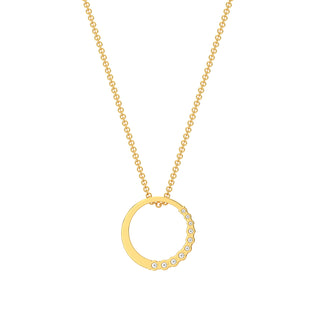 Stellar Diamond Chain Necklace-Yellow Gold
