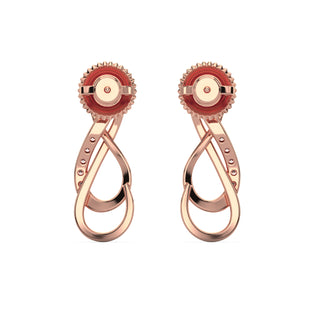 Petite Diamond Earrings-Rose Gold