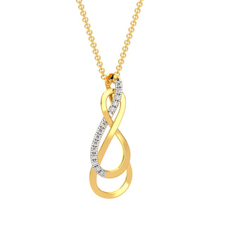 Petite Diamond Chain Necklace-Yellow Gold
