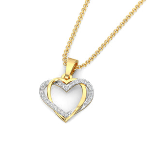 Heart's Desire Diamond Pendant-Yellow Gold