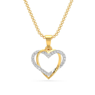 Heart's Desire Diamond Pendant-Yellow Gold