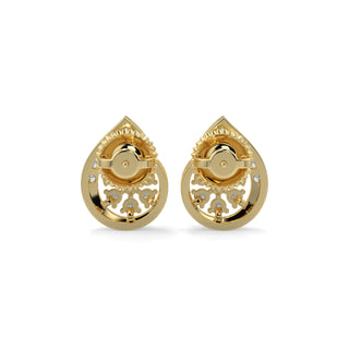 Radiant Earrings-Yellow Gold