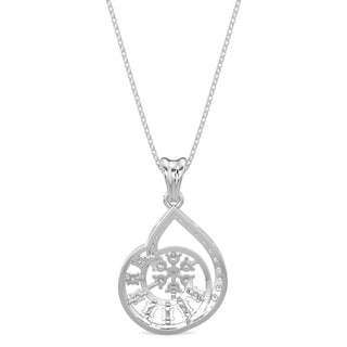 Radiant Pendant-White Gold