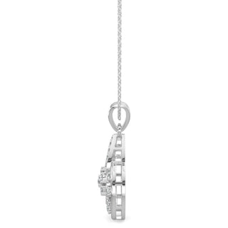 Radiant Pendant-White Gold