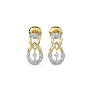 Delicate Droplets Earrings-Yellow Gold