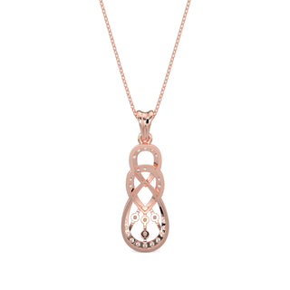 Delicate Droplets Pendant-Rose Gold