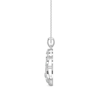 Delicate Droplets Pendant-White Gold