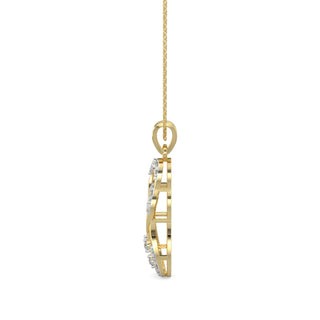 Delicate Droplets Pendant-Yellow Gold