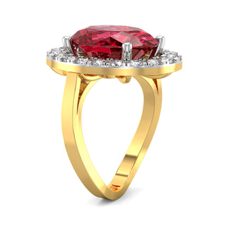 Ruby Radiance Gemstone Ring